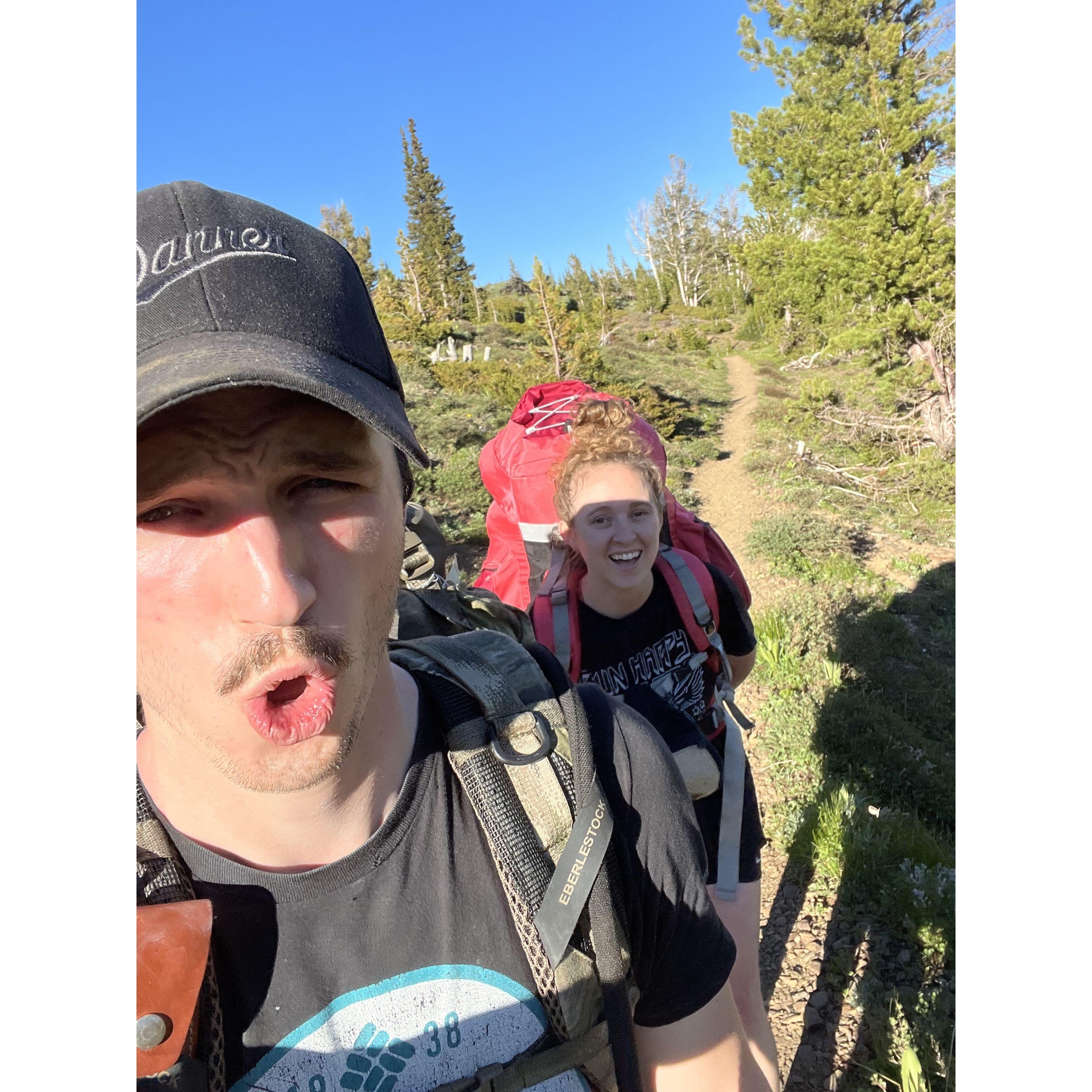 End of Ice Lake hike  "hallelujah!"