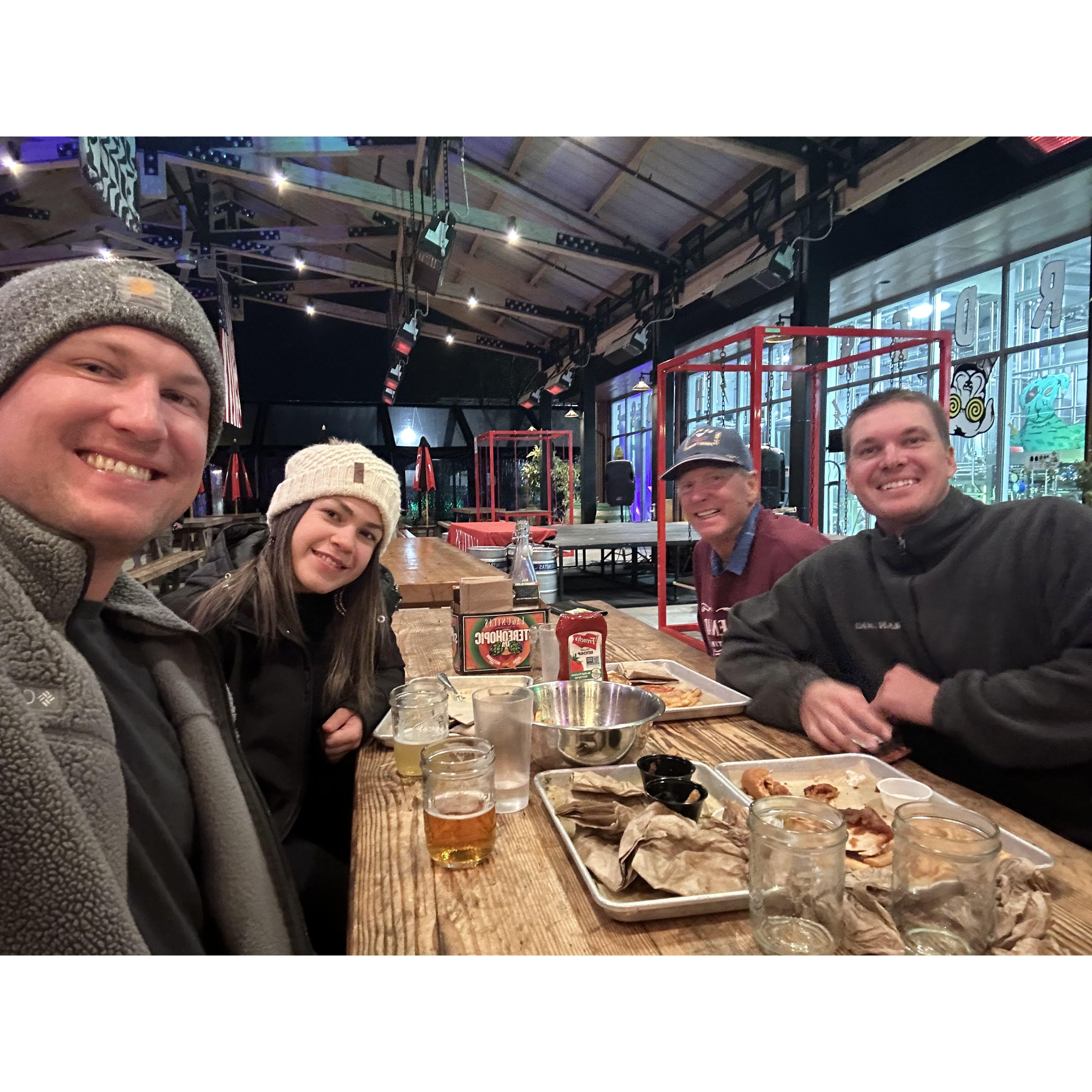 The Wilde boys together in Petaluma