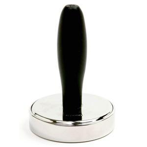 Norpro Grip-EZ Stainless Steel Meat Pounder, Black/Silver