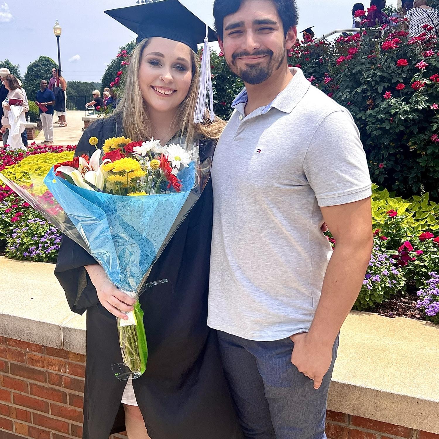 Jamie’s graduation from Troy University summer 2023!