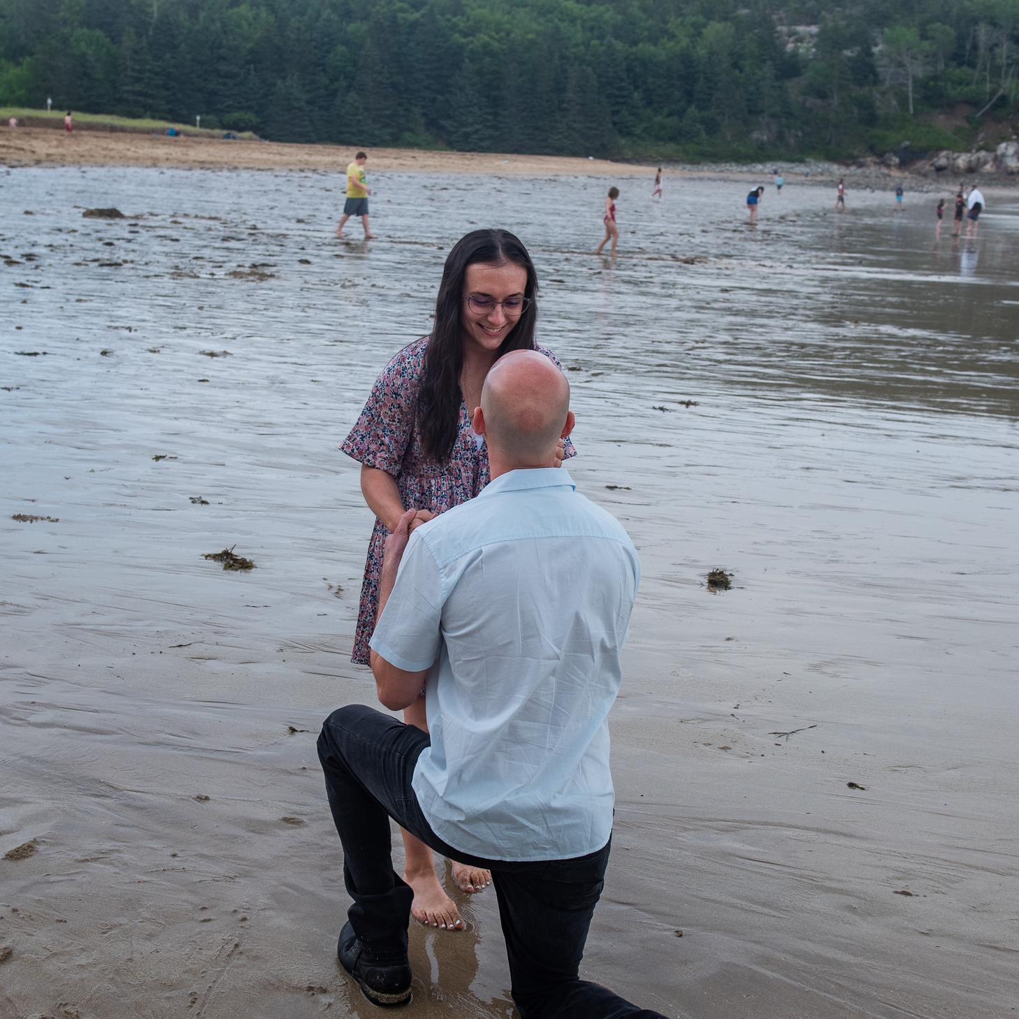 Bar Harbor, Maine. Where Travis proposed.
