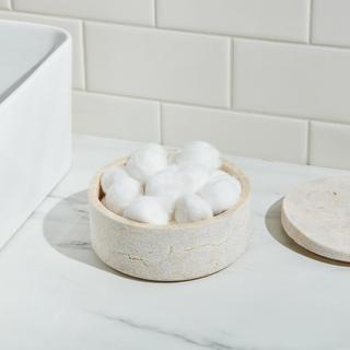 Alyson Limestone Cotton Jar