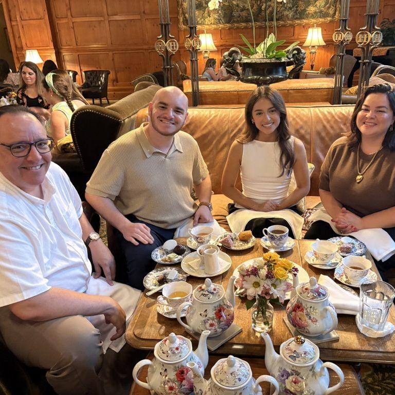 High tea for Carmen's birthday