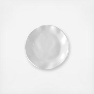 Ruffle BPA Free Melamine Bread & Butter Plate, Set of 4