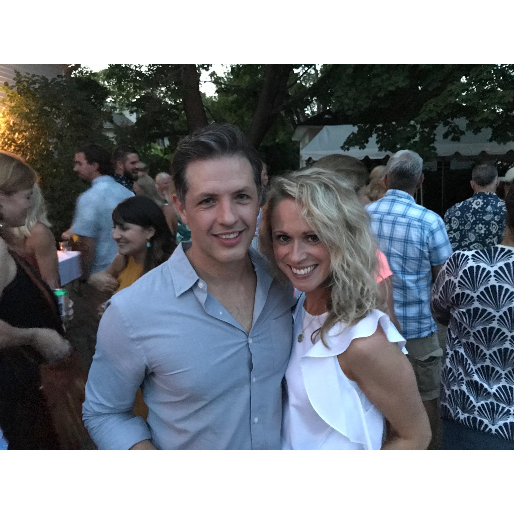 "Reggae & Roses" party with friends in NH