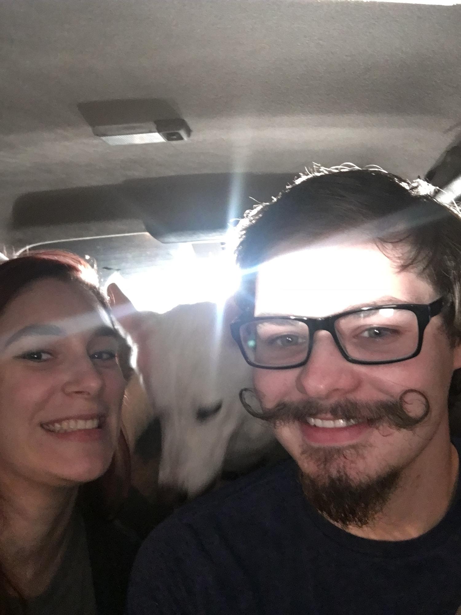 Back in the stache days of 2017