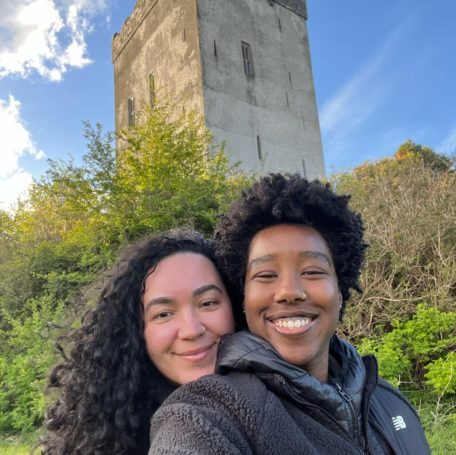 In 2025, we explored Ireland with some friends. We stayed in the castle behind us for a couple of night - the staircase was not for the faint of heart!