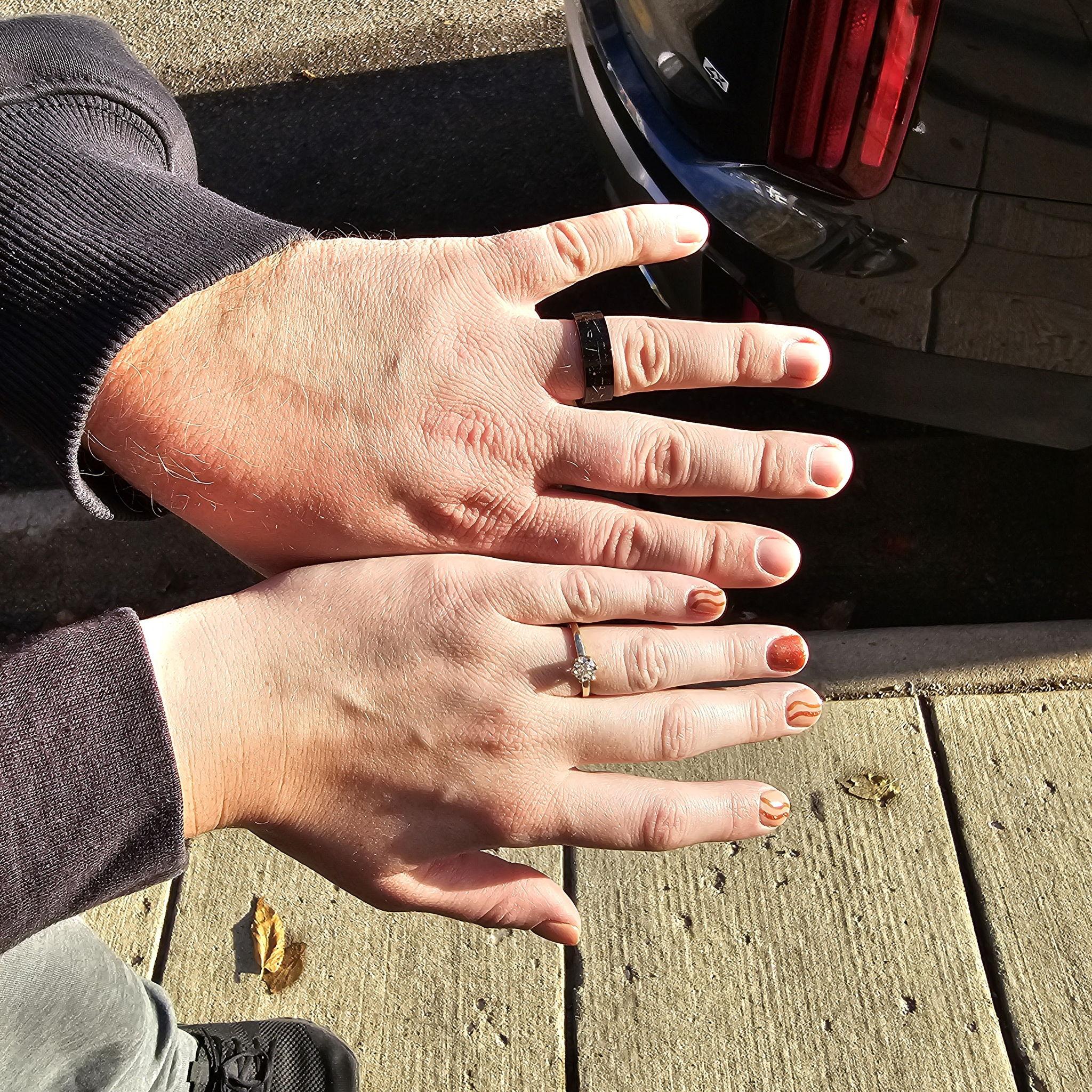 Right after we got engaged.