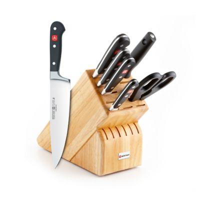 Wusthof Classic 8-Piece Deluxe Wood Knife Block Set