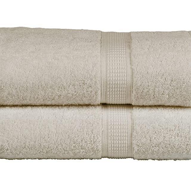 Ariv Collection Premium Bamboo Cotton Bath Towels - Natural, Ultra  Absorbent and