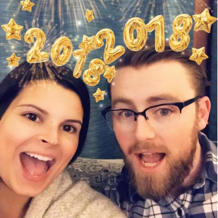 Our first new years - Happy New Years 2018!