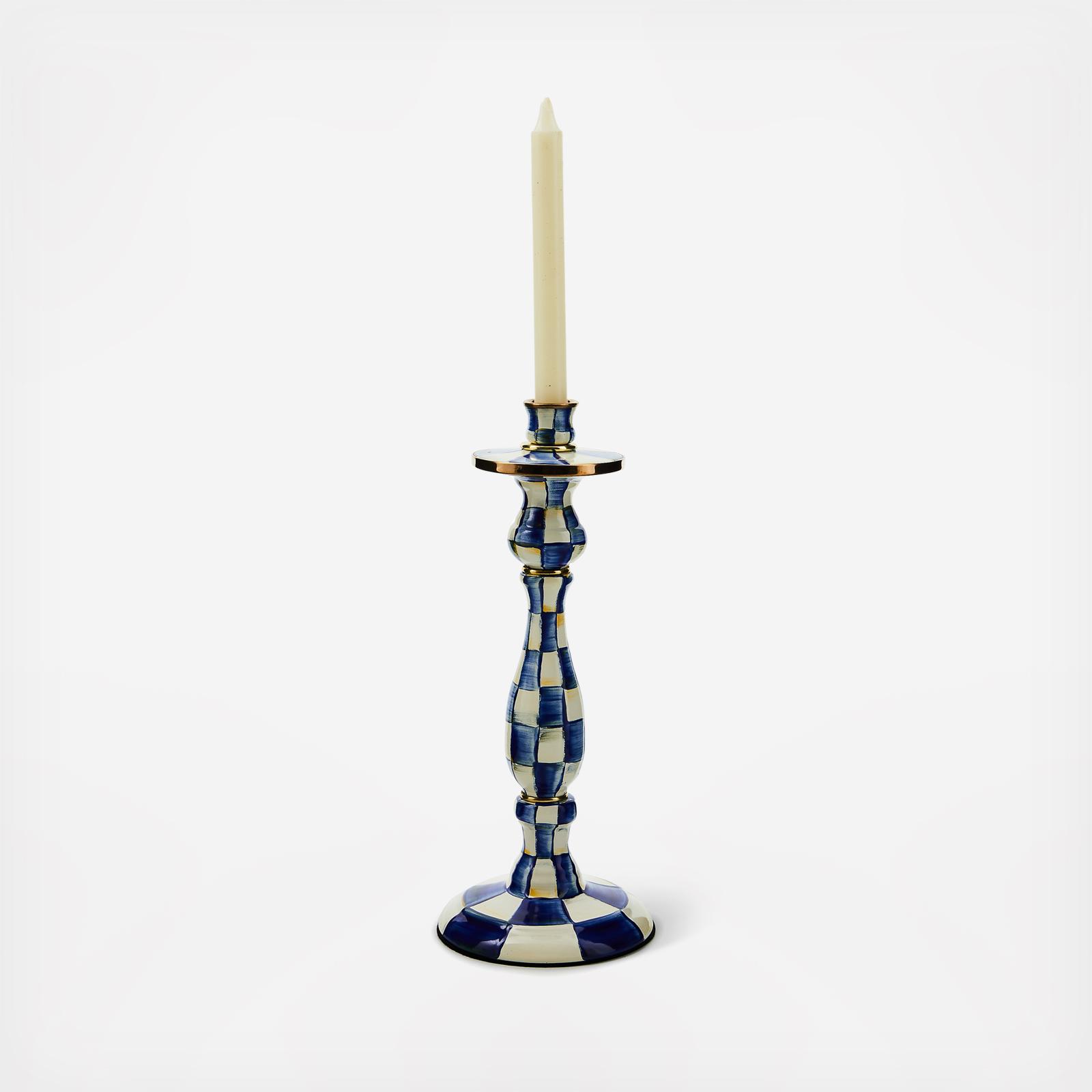 MacKenzie-Childs, Royal Check Candlestick | Zola