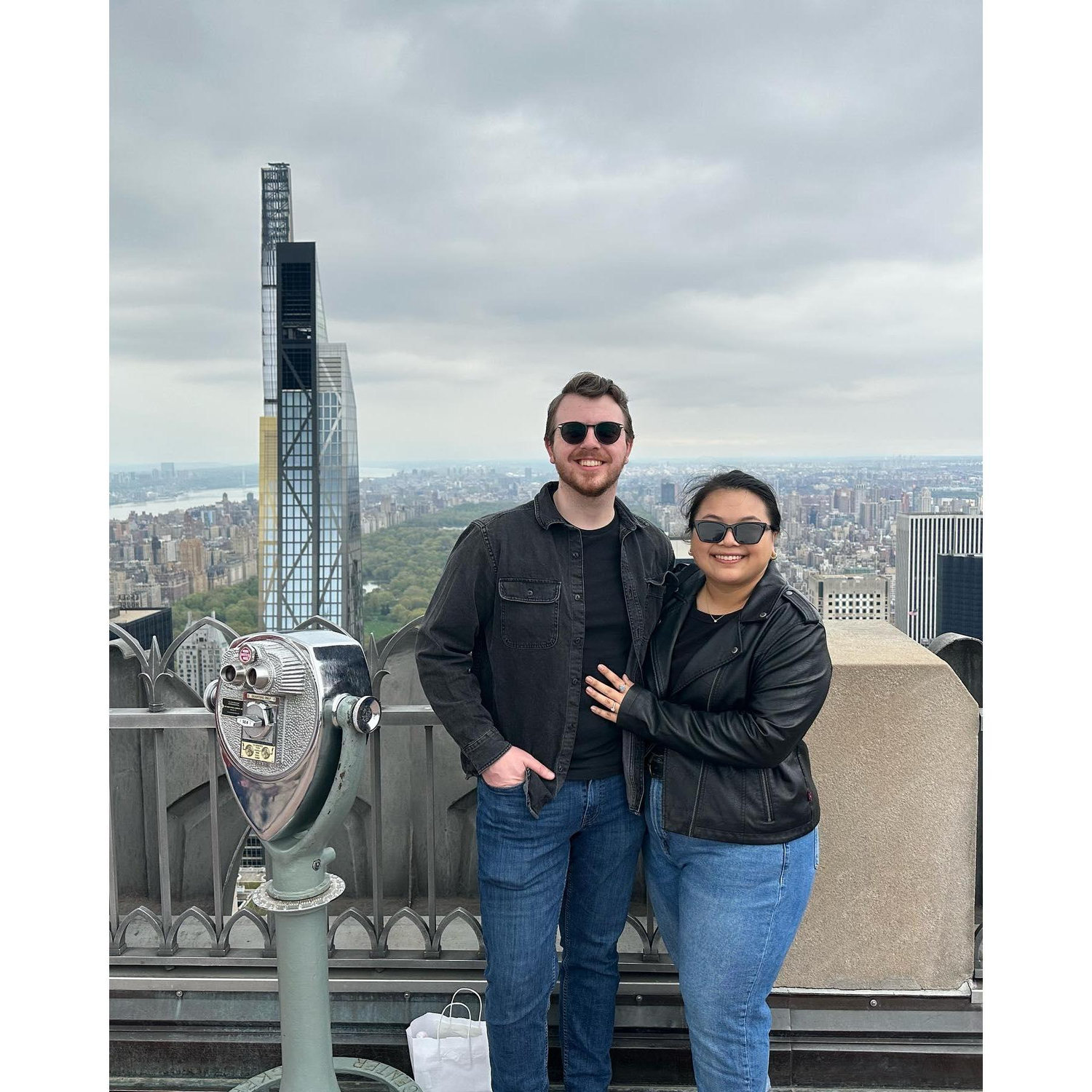 A fun trip to NYC, who says matching outfits is cheesy? (Okay, maybe a little).