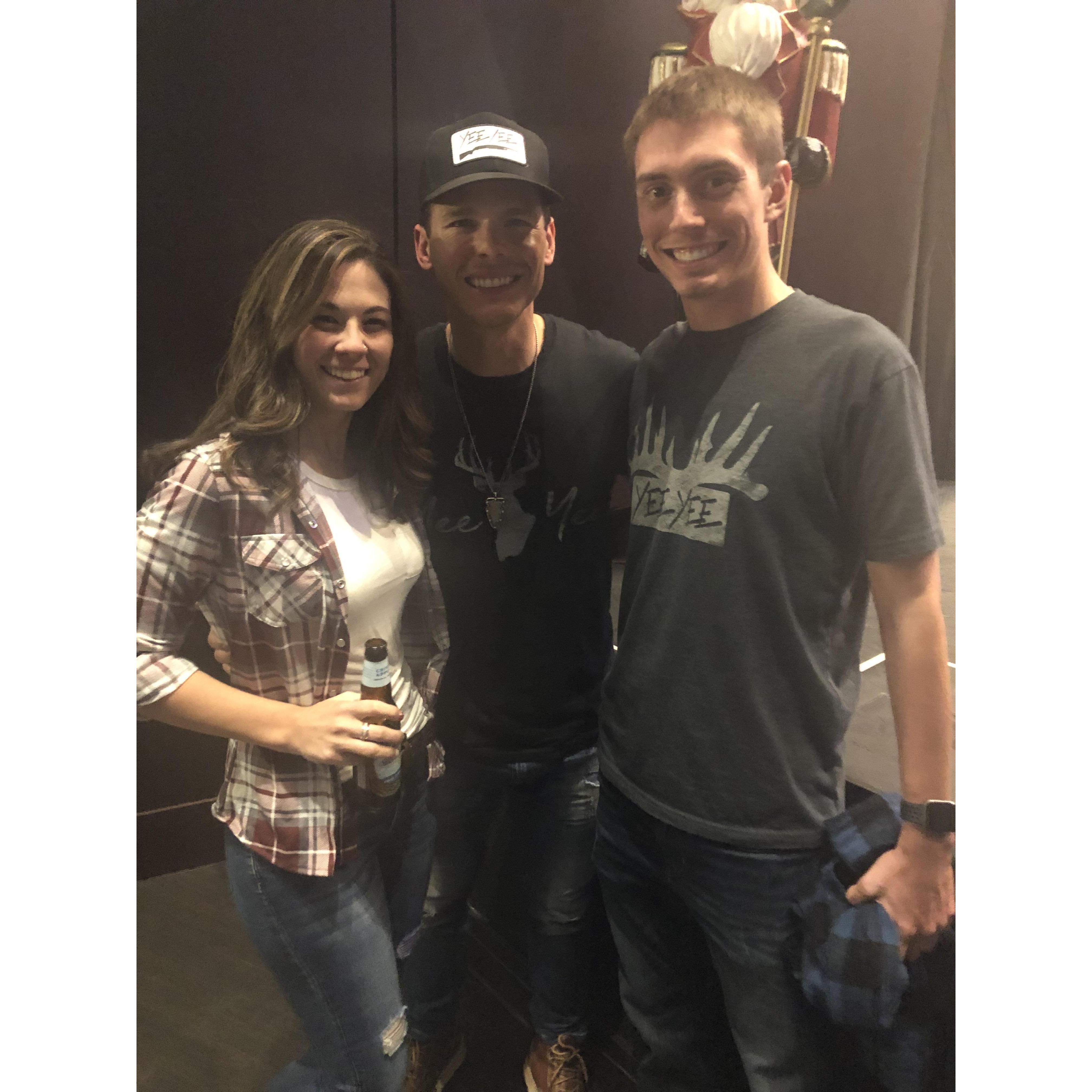 First celebrity we met. Grainger Smith! November 2018.
