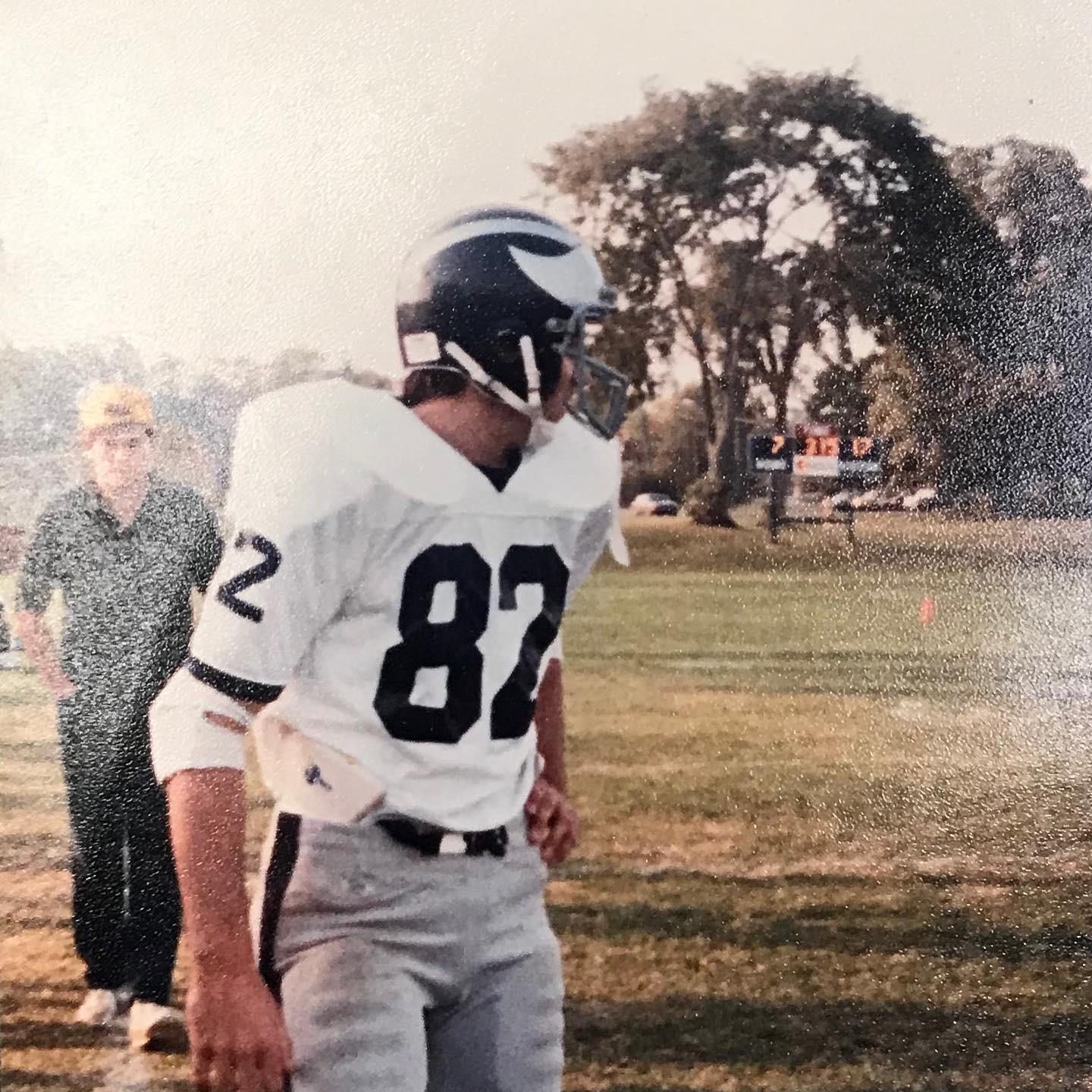 Middlebury College Football with Ben at the WR position.