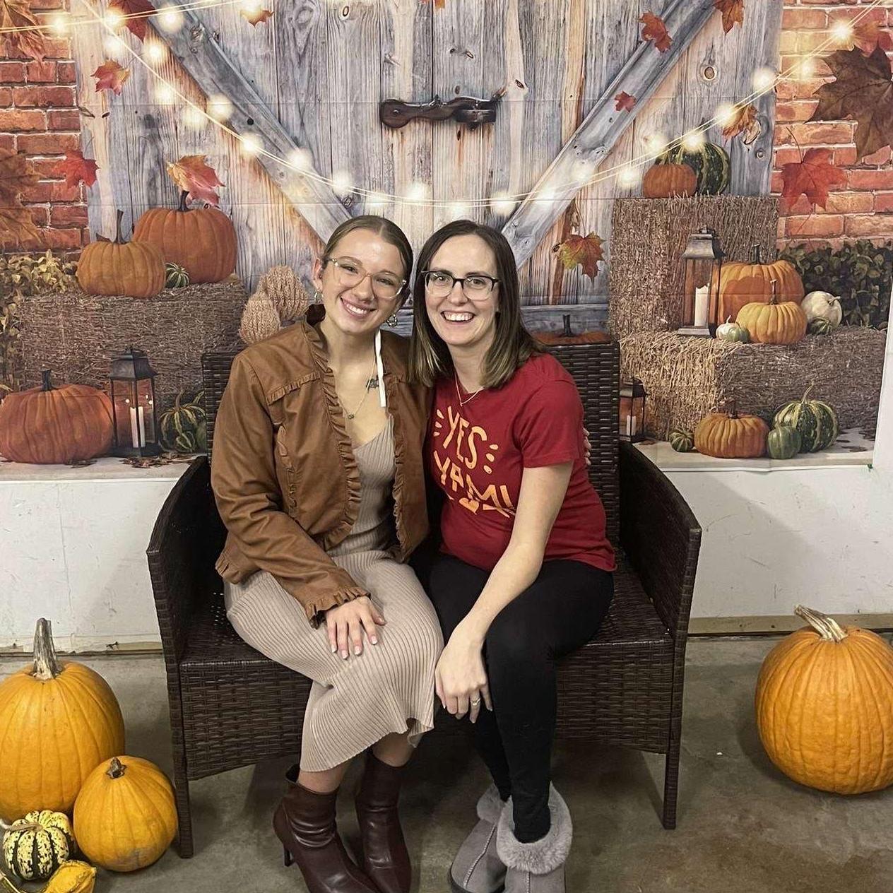 Sydney and Marissa at Thanksgiving 2024
