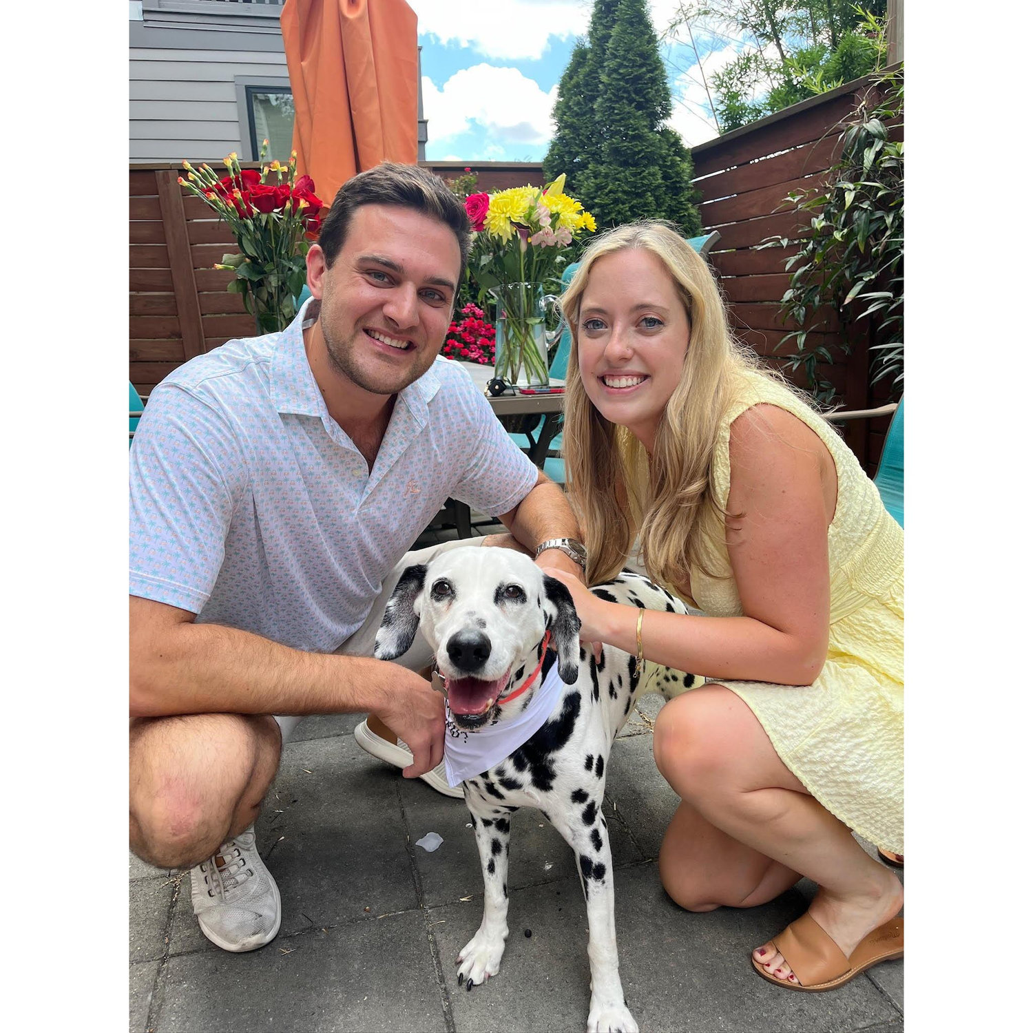 The happiest day ever - she said yes!