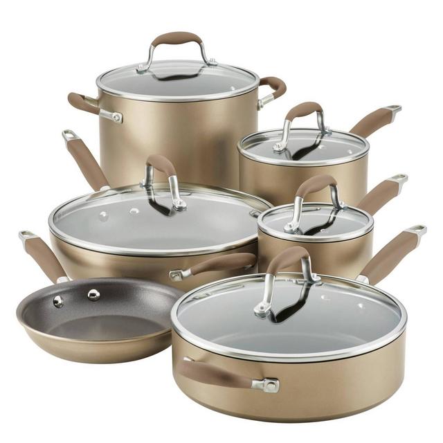 Anolon Advanced Home 11pc Set Bronze