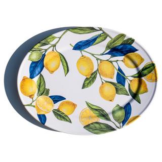 Lemon Orchard Melamine Oval Platter