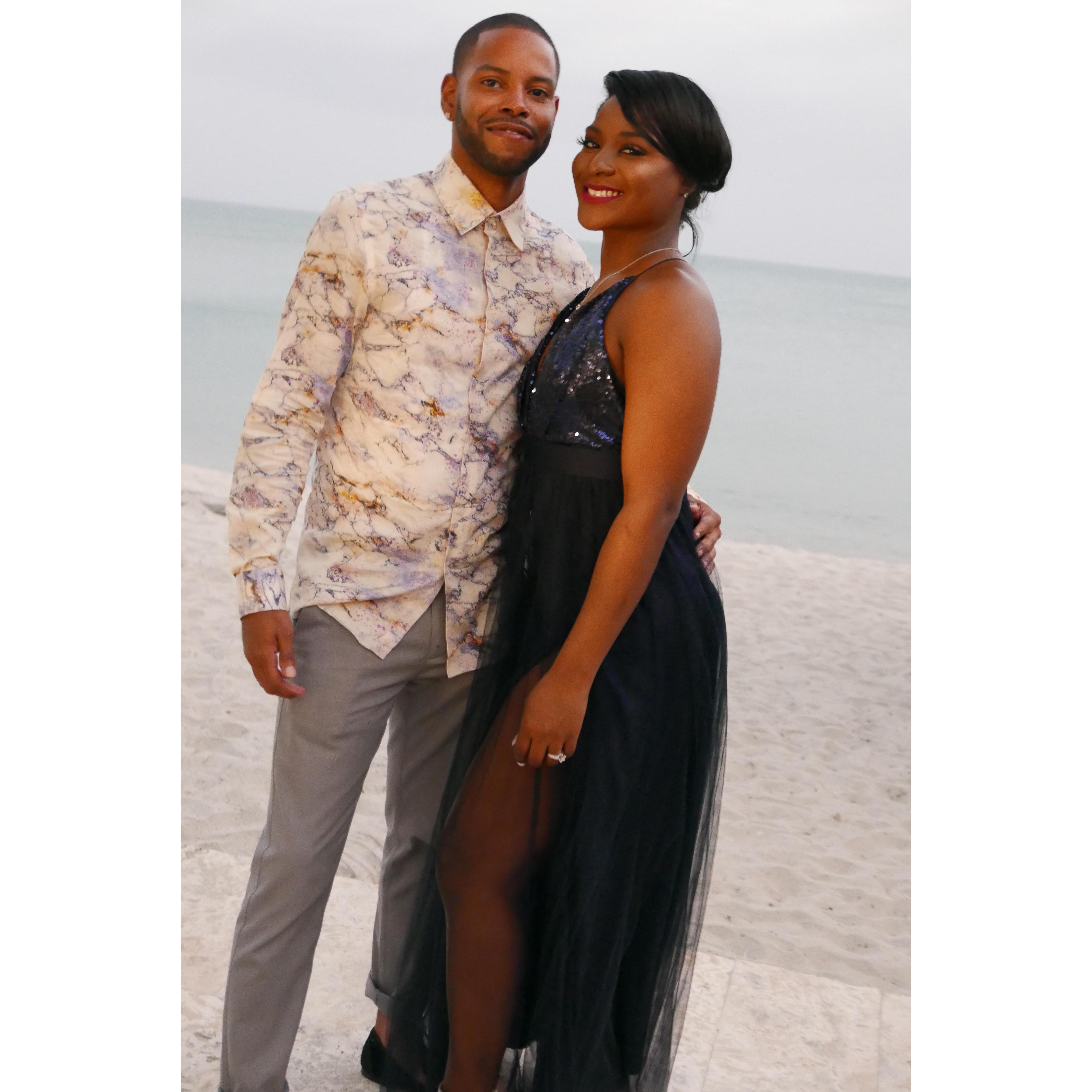 Panama for a wedding.