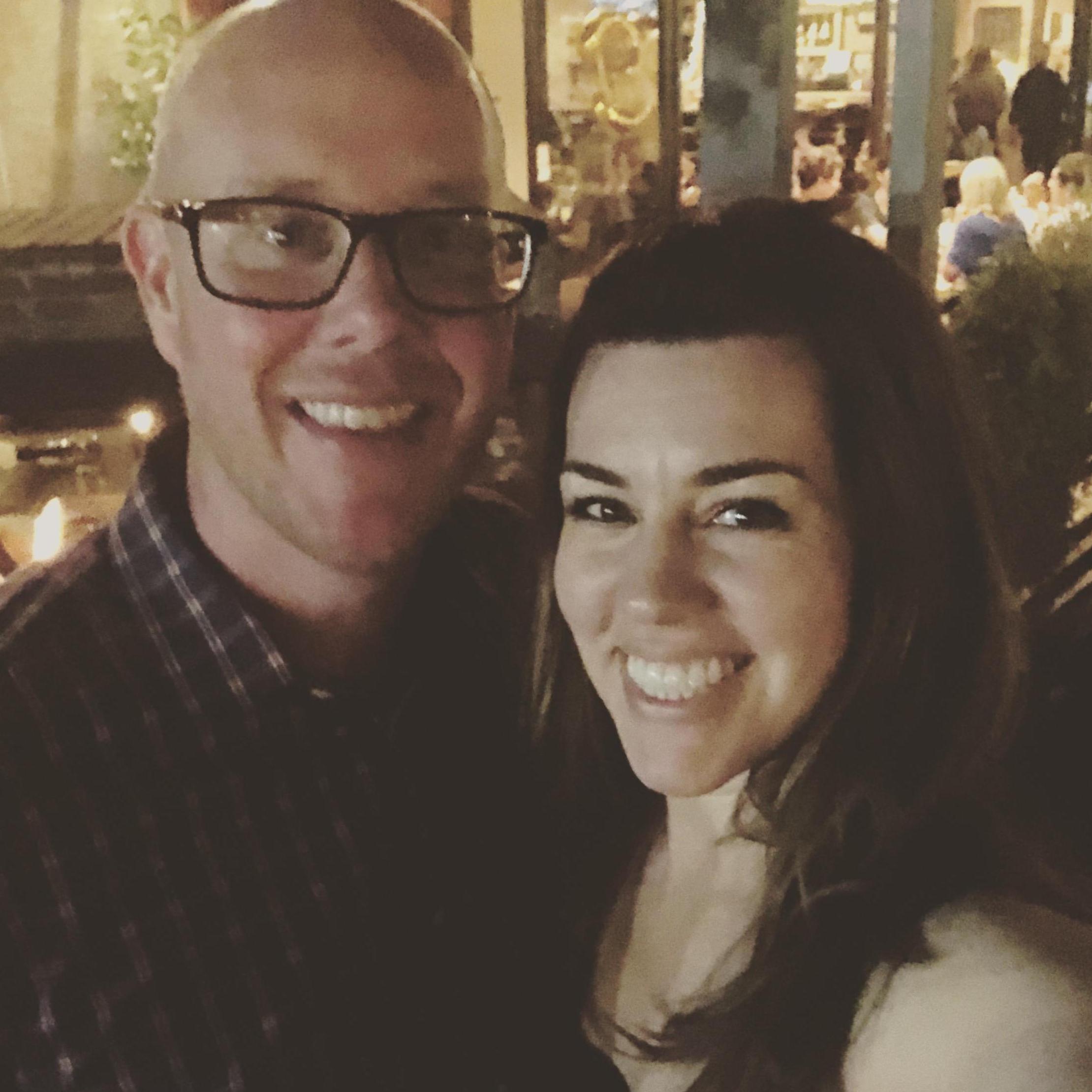One of Adam's epic date nights. A man who makes reservations... be still my heart!