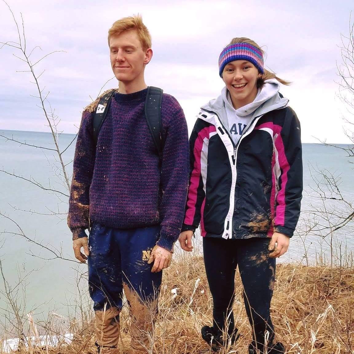 When Aaron realized he was literally falling for Sami (March 2017)