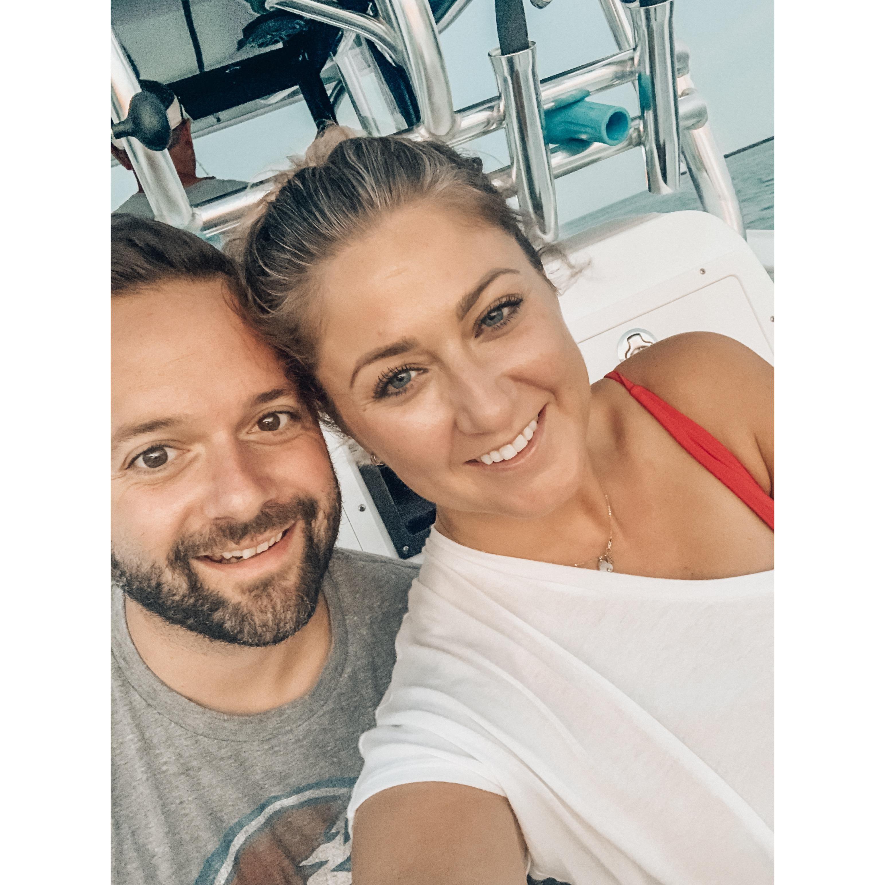 Our first fishing trip in Islamorada