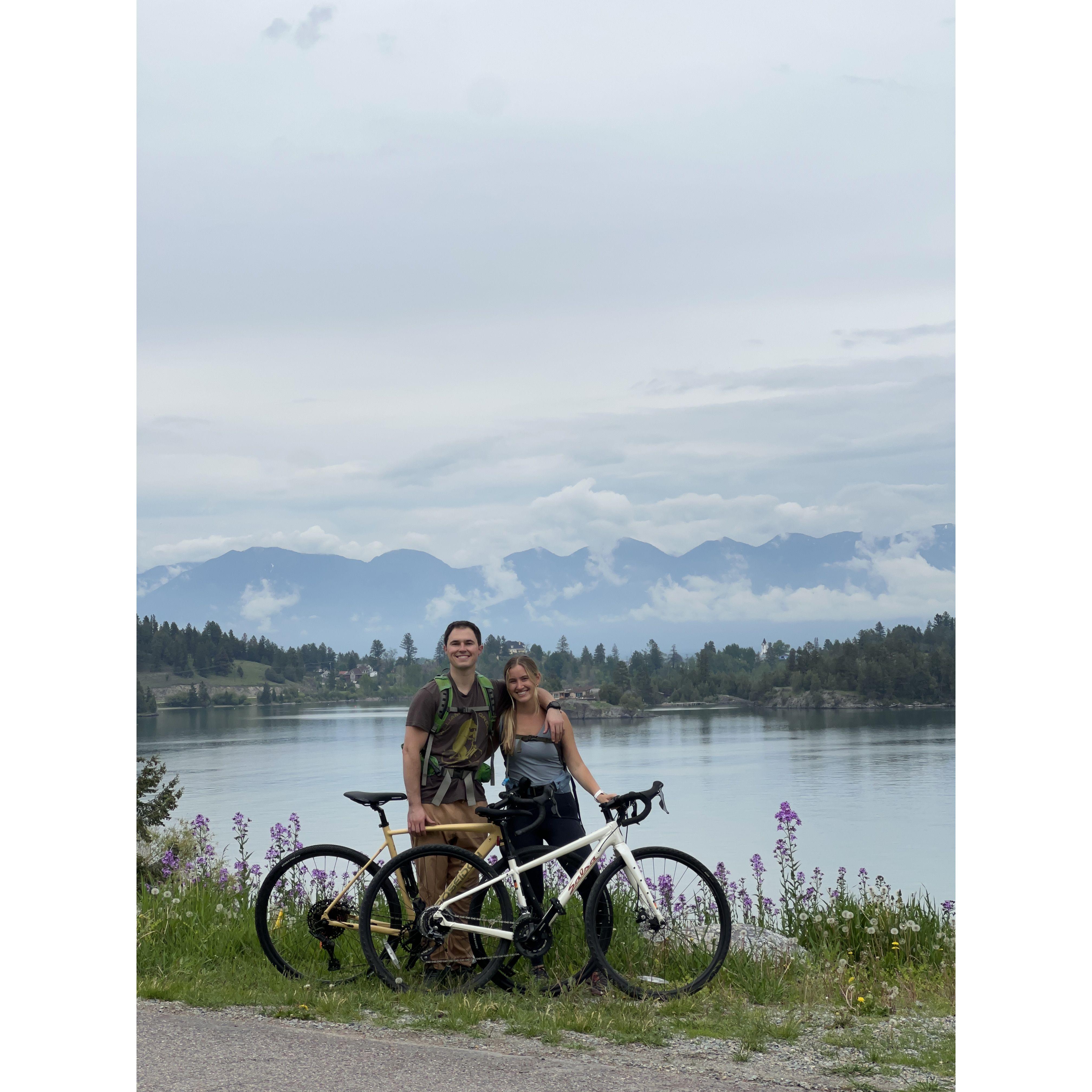 Biked around Montana
