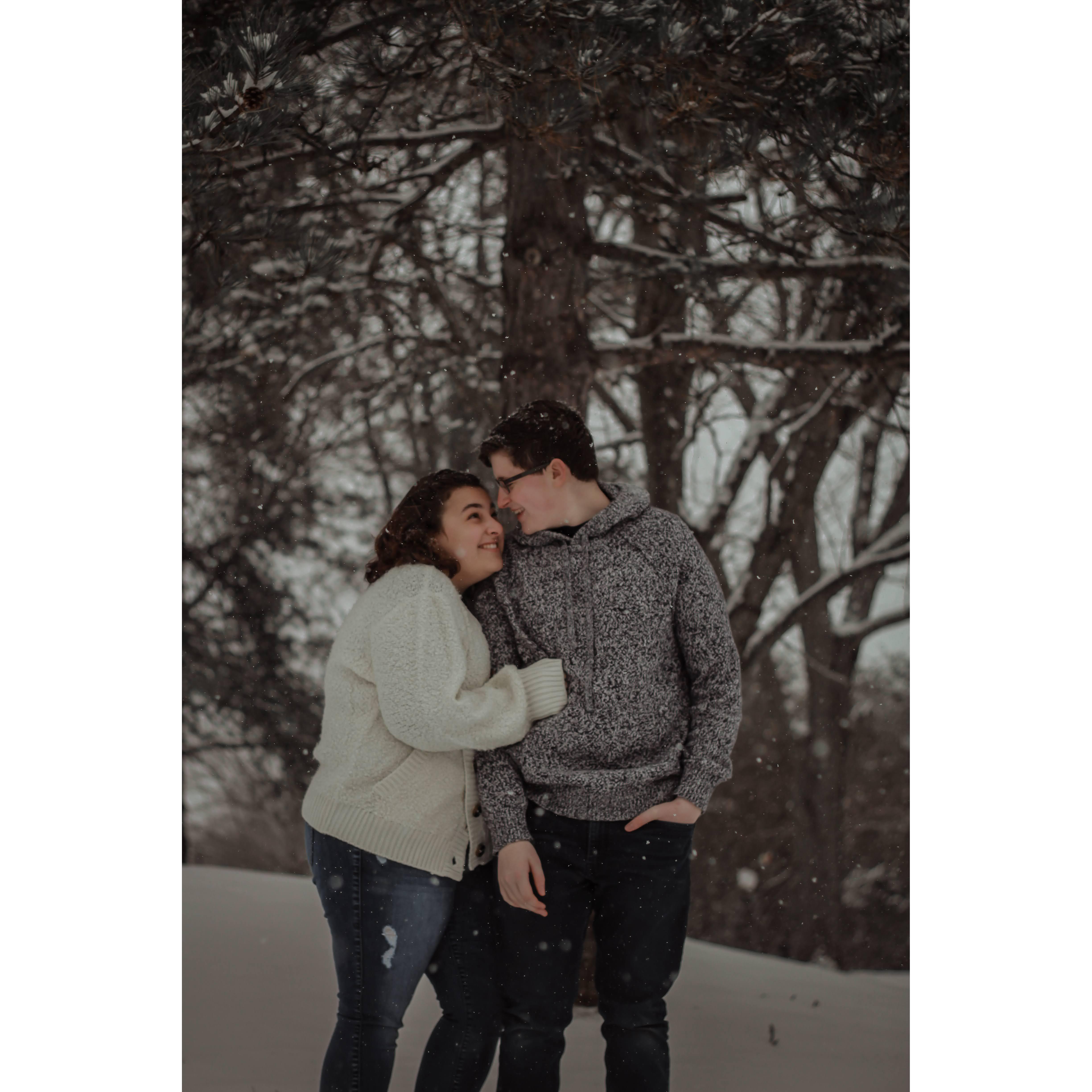 From our first photoshoot together! Photo credits: Sadie Sanville