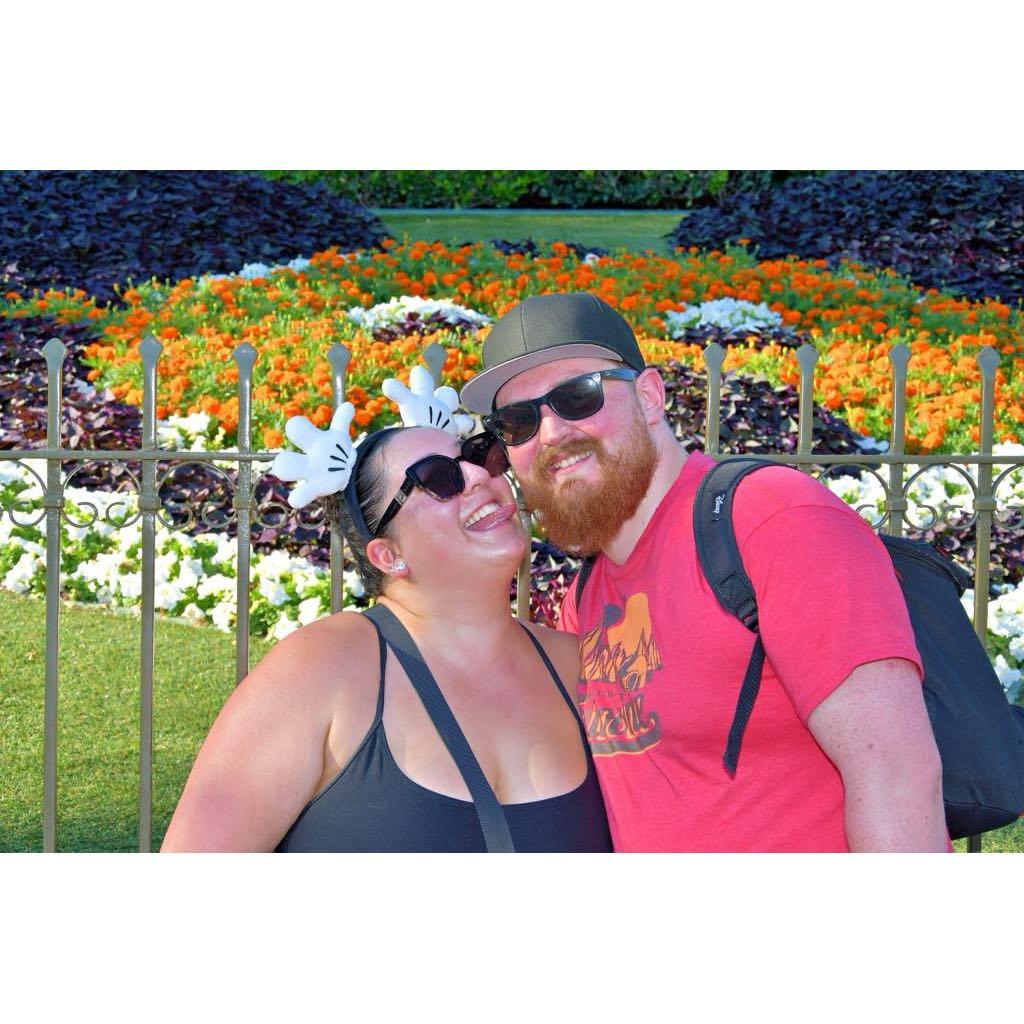 silly, sweaty goofs in 40 degree Disneyland heat