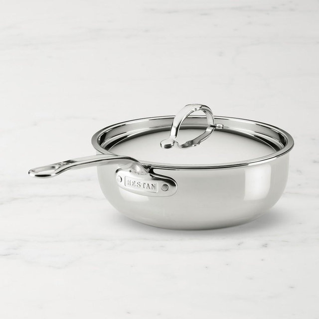 Hestan ProBond Luxe Professional Clad Stainless-Steel Saucier, 2-Qt.