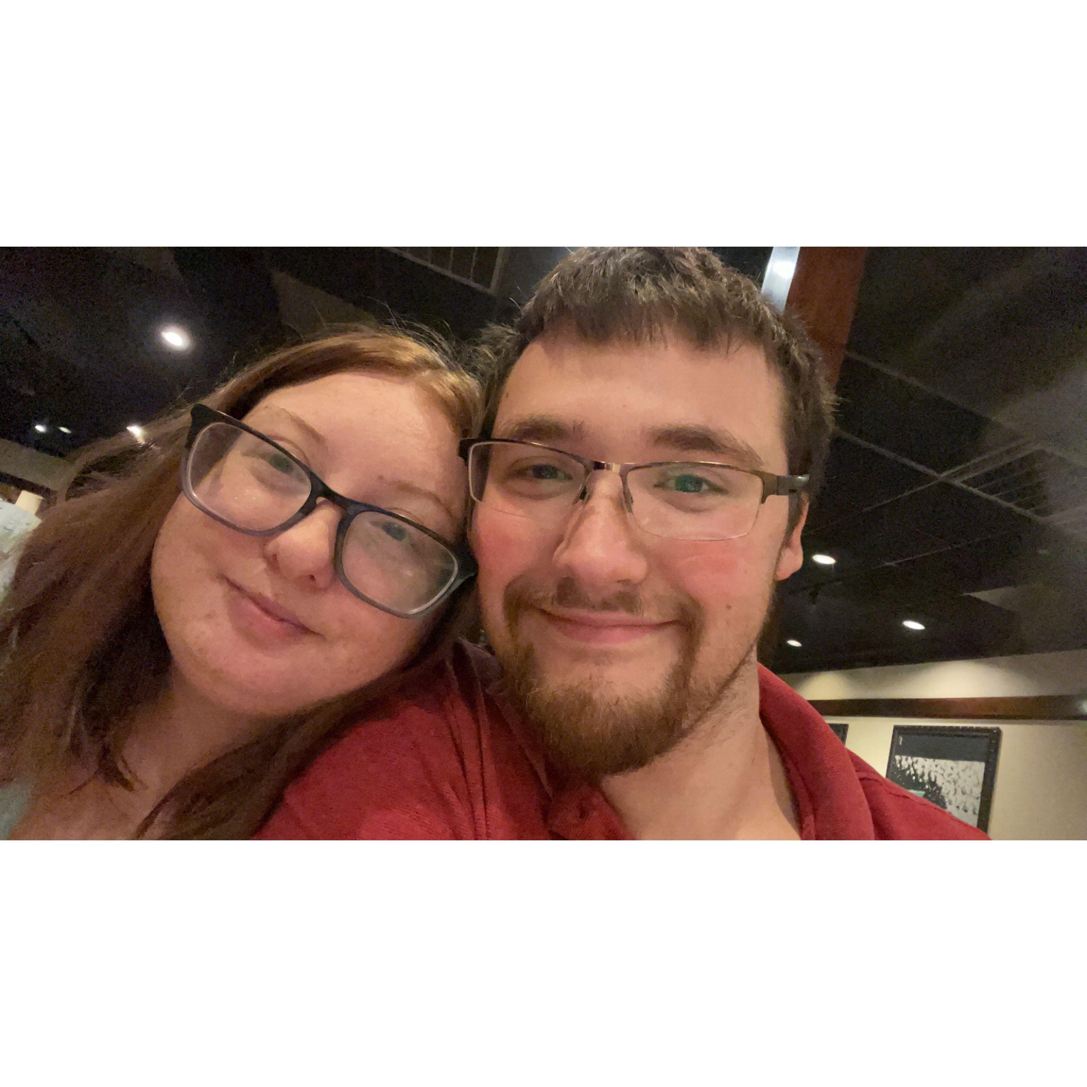 Our favorite hibachi date!