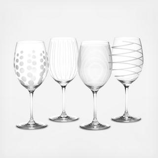 Cheers Red Wine Glass, Set of 4