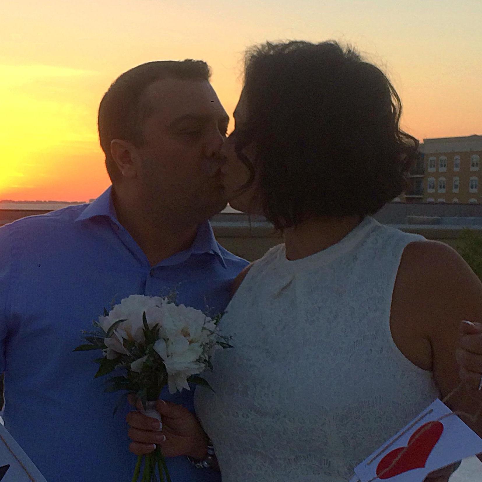 Our first sunset as a married couple. May 4th 2018