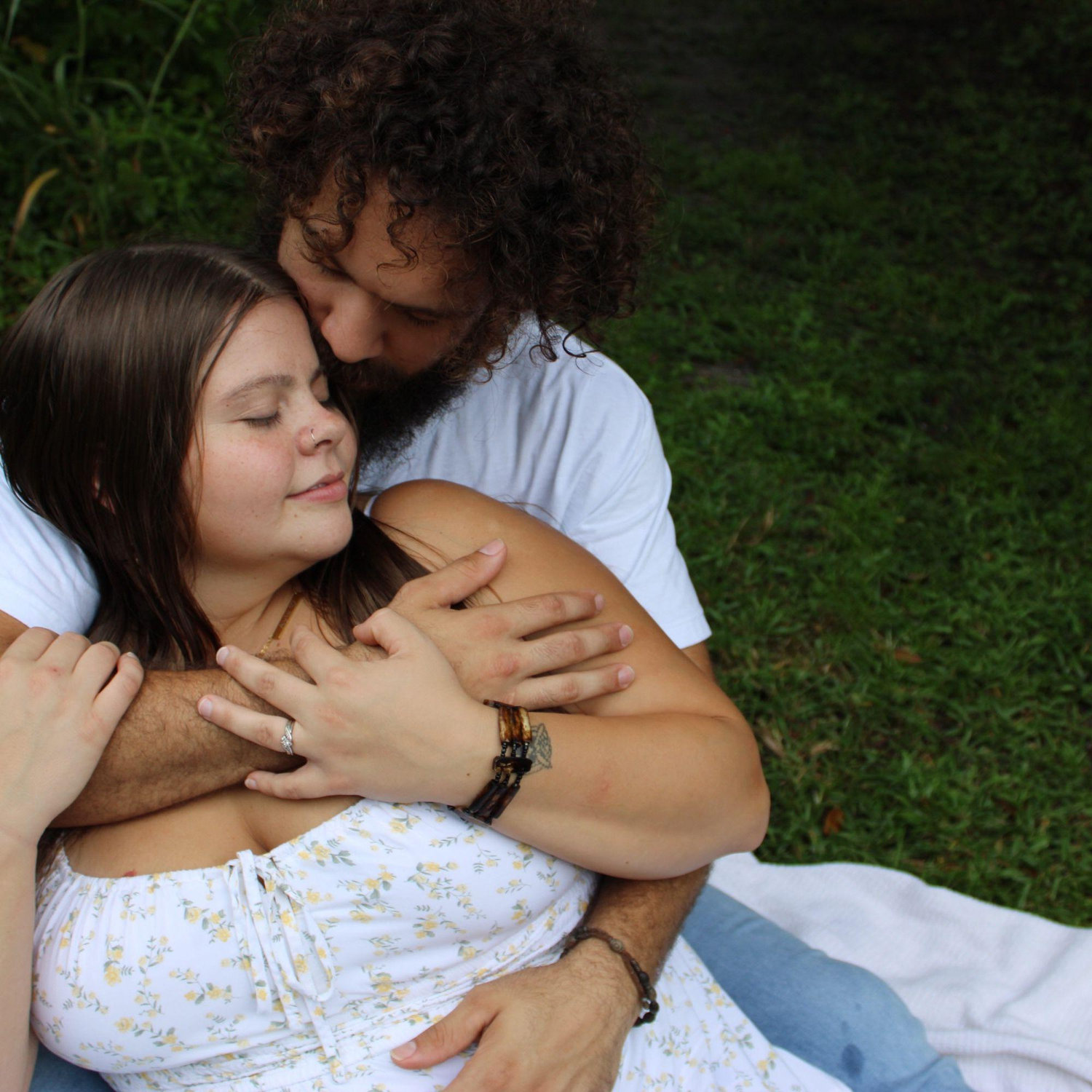 I feel so safe wrapped in his arms