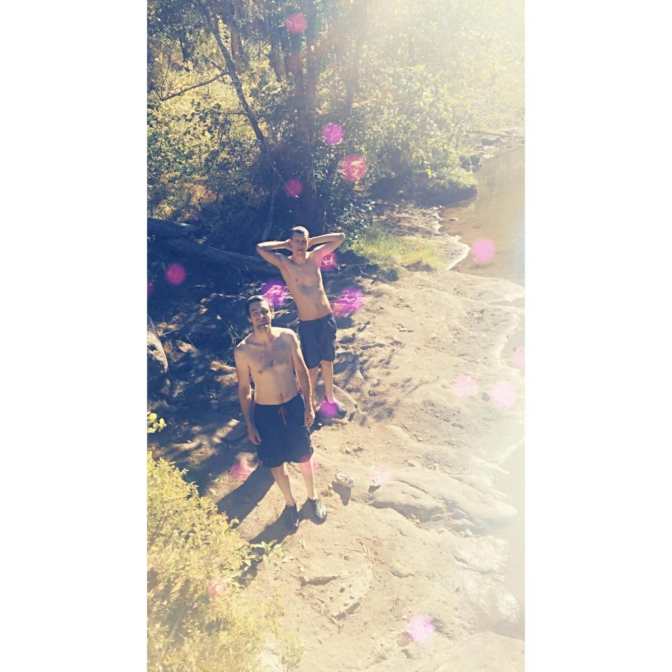 Dan and Patrick (best man).