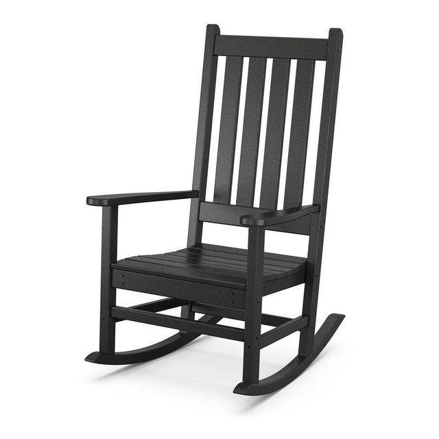 Vineyard Porch Rocking Chair - Black