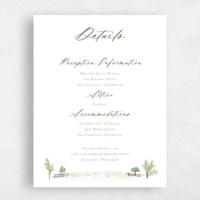 White Country Wedding Enclosure - Sable