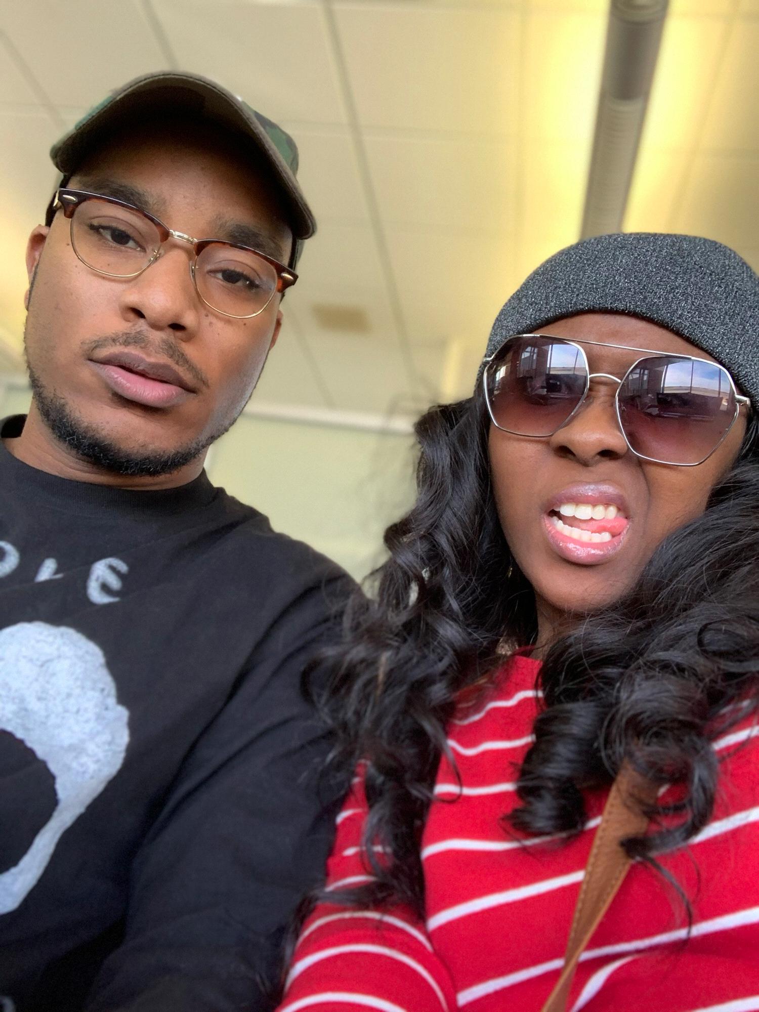 One thing about us...if we’re stuck in an airport together we’re gonna make some fun out of it 🤪