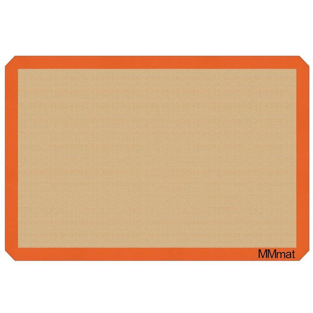 MMmat Silicone Baking Mats - Best German Silicone - Non Slip Silicone Baking Sheet, Non Stick Reusable Silicone Mats for Baking, Oven Liner, Counter Mat - Full Size Sheet