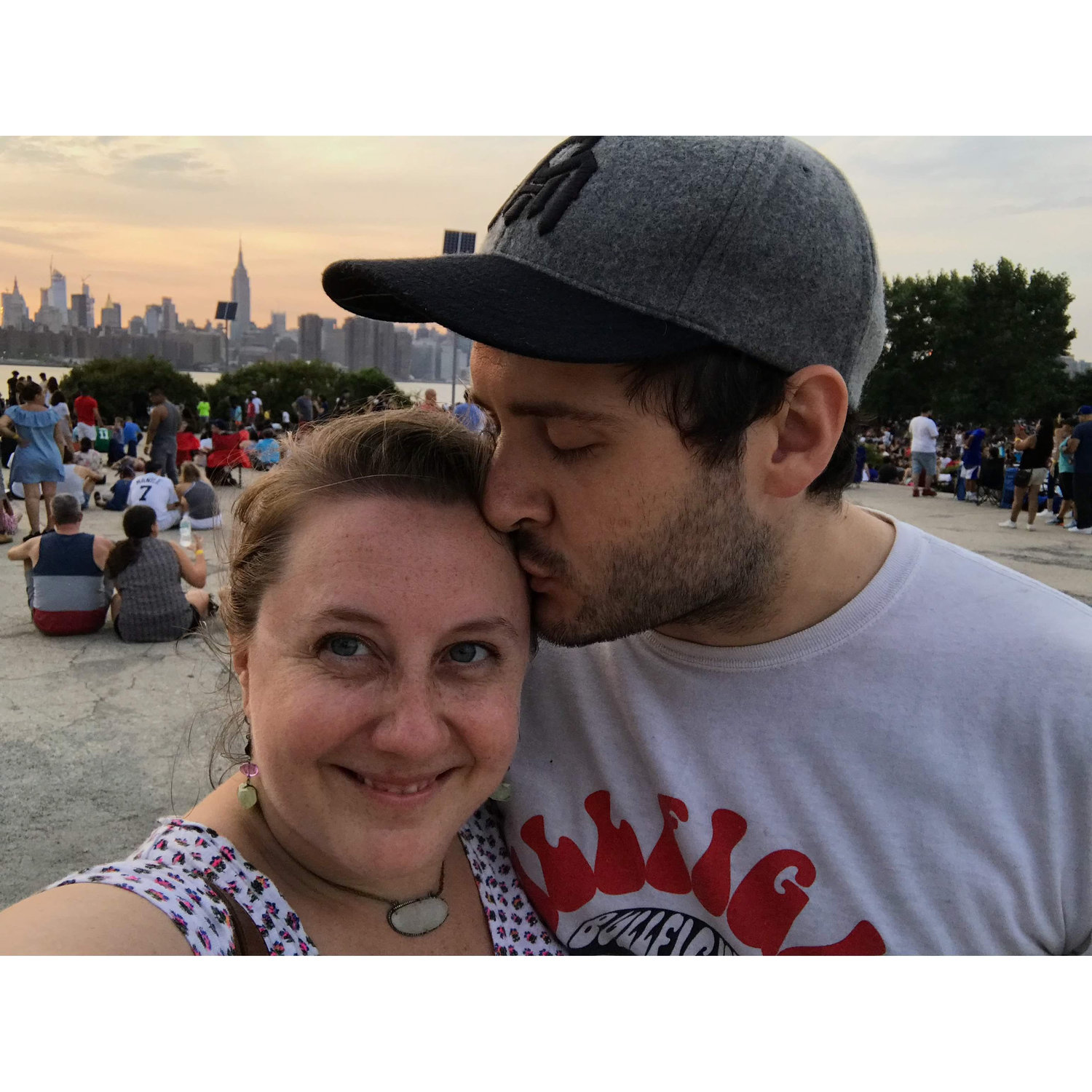 Our first trip to NYC! Before seeing the 4th of July fireworks from Brooklyn, 2018.