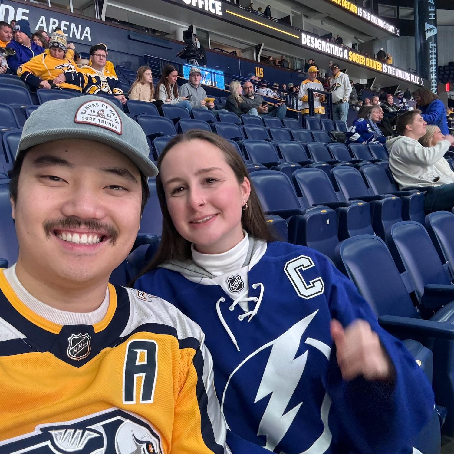 Preds beat lightning