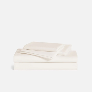 Queen Luxe Sateen Core Sheet Set in Cream