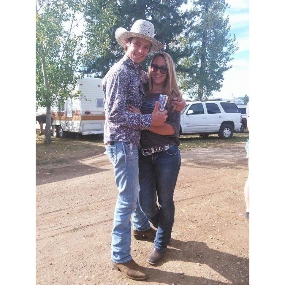 Rough stock riding in Qunicy, CA 2014