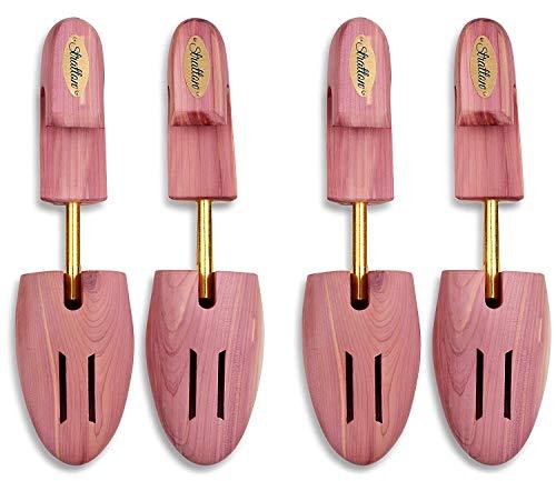 STRATTON CEDAR SHOE TREE 2-PACK FOR MEN (for 2 pairs of shoes) - GROWN IN USA