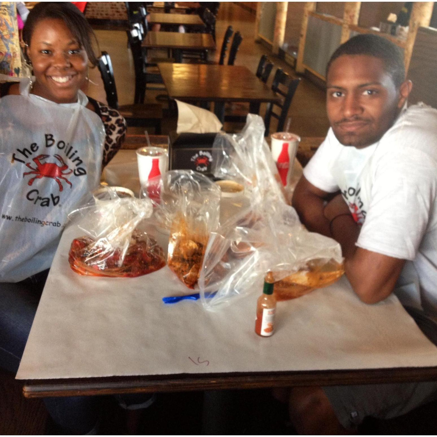 Another dinner date. We love to eat! (11-09-2013)