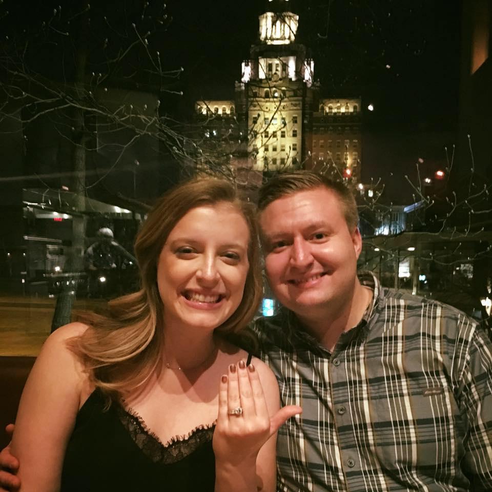 Celebrating our engagement!