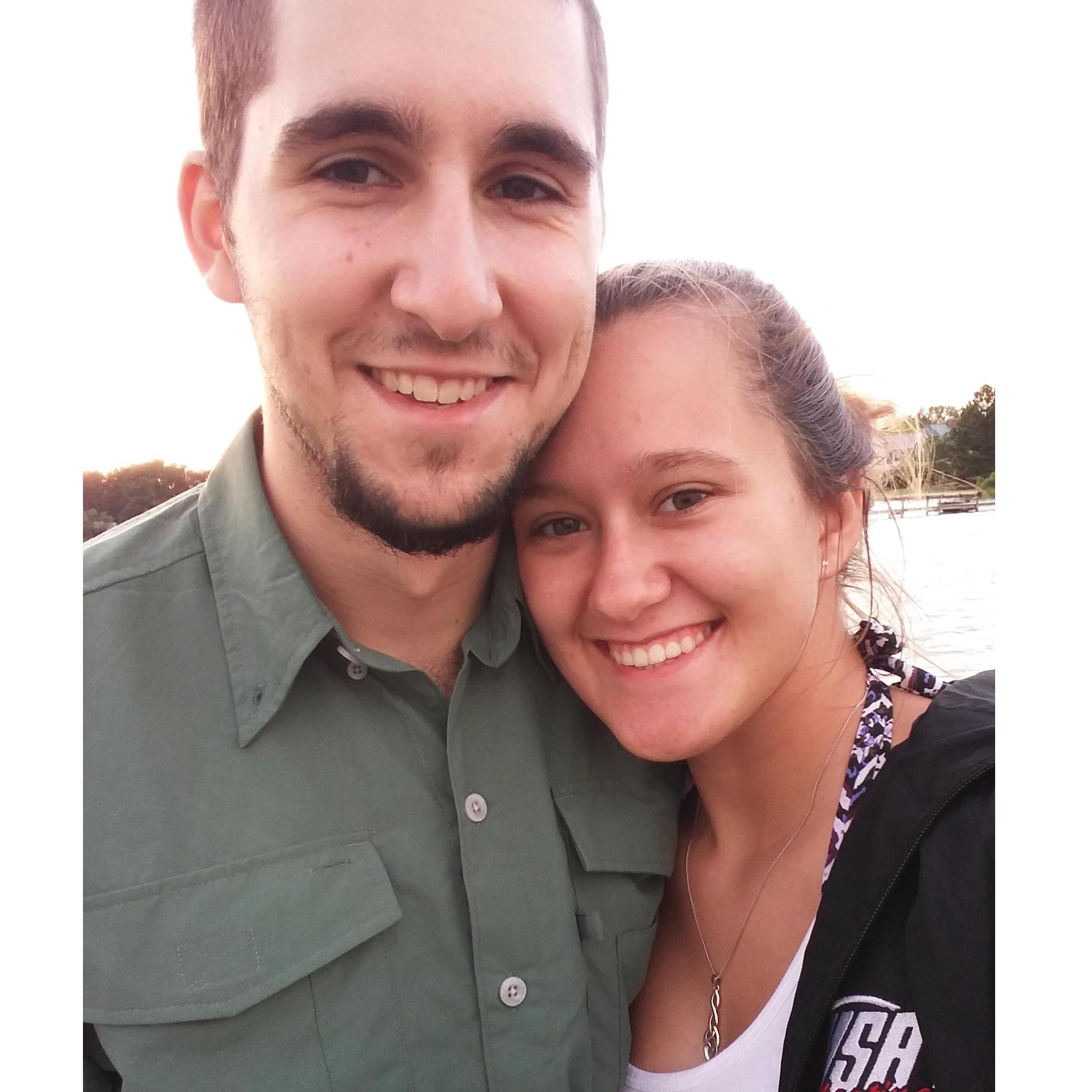 The weekend before I left for college, when Josh gave me a promise ring as we began our 4 years of long distance (2016)