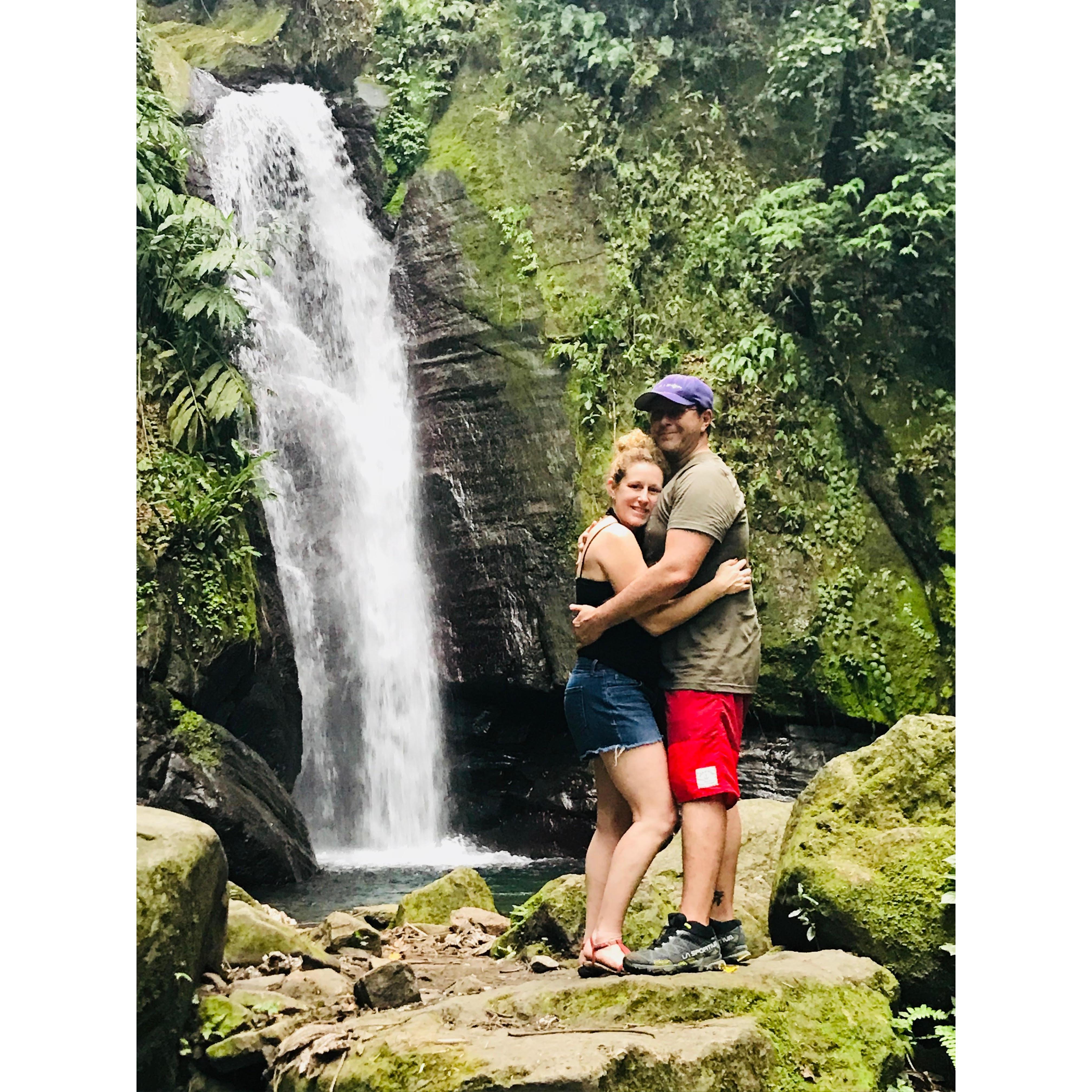 The beautiful spot where we became engaged. Believe it or not this picture was taken Before Bill proposed.
