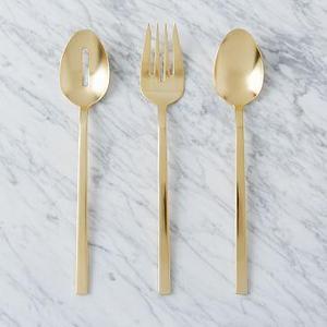 Gold Flatware Hostess Set